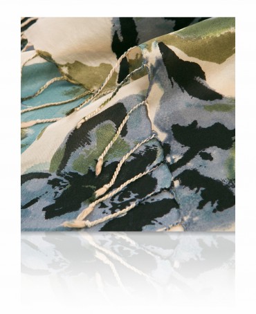 Палантин Женский S40-BIG.FL/SKY.CHOCO